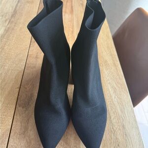 Jeffrey Campbell Black Women's Ankle Sock Boots